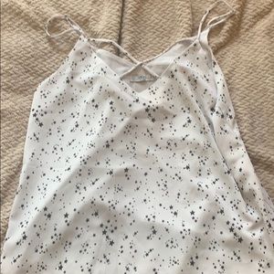 White tank with black stars